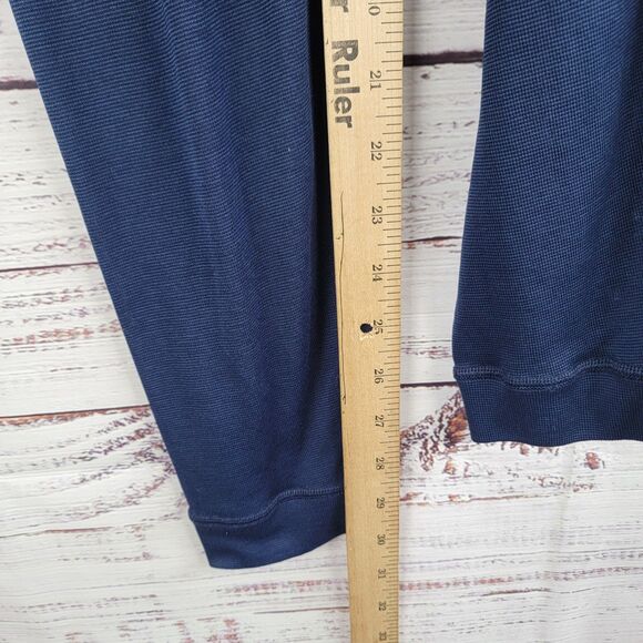 Patagonia Capilene Vintage Men's Medium Base Layer Pants Made USA Polyester Blue - Picture 7 of 11